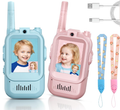 Kids Video Walkie Talkies, 2 Pack Long Range Toy Walkie-Talkie for Kids