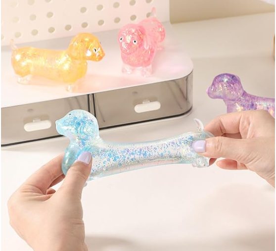 Stress Relief Squeeze Slow Rebound TPR Squishy Dog
