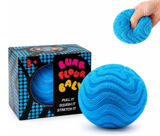Fuzz Ball Squishy Stress Ball Toy,Slow Rising Memory Foam Fidget Squishy
