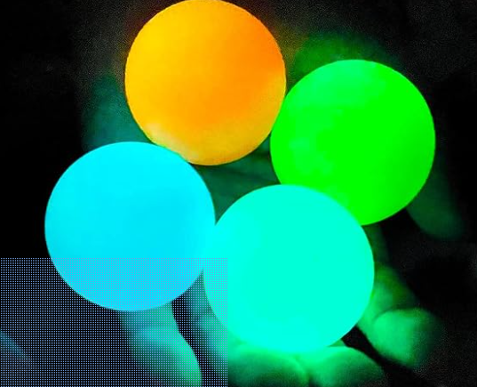 Glow in The Dark Sticky Balls stress relief for kids and adults