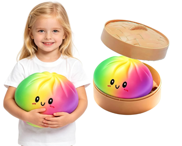 Giant Dumpling Cute Squishy Stress Ball,Jumbo Soft Slow Rising