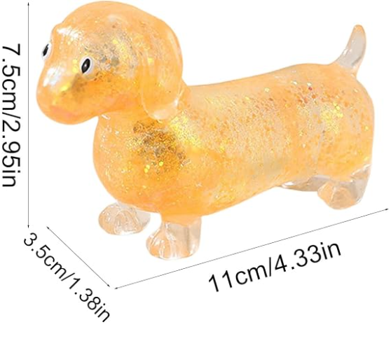 Stress Relief Squeeze Slow Rebound TPR Squishy Dog