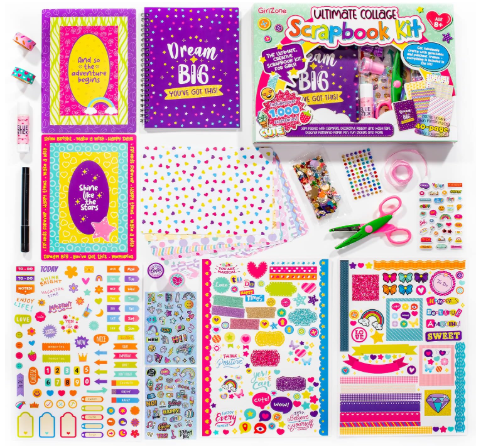GirlZone Ultimate Collage Scrapbook Kit